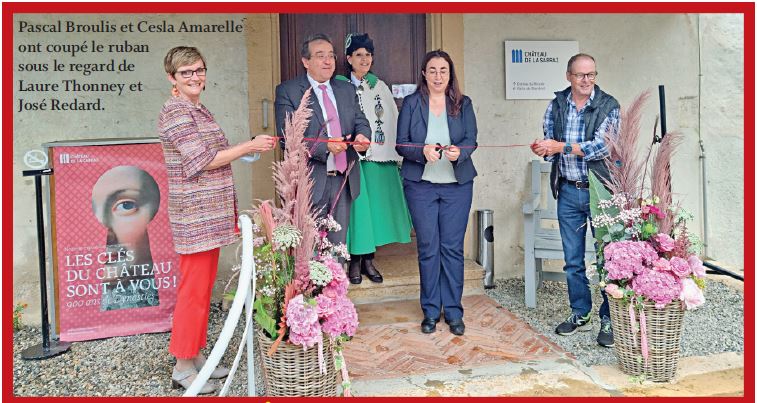 Château de La Sarraz. Grand succès pour l’inauguration