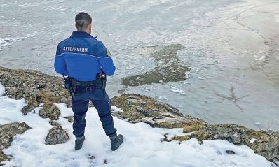 Lac de Joux, Sauvetage d’un imprudent