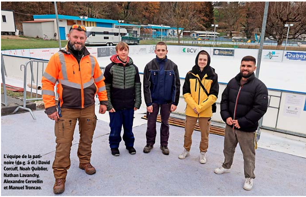 Penthalaz – Réouverture de la patinoire